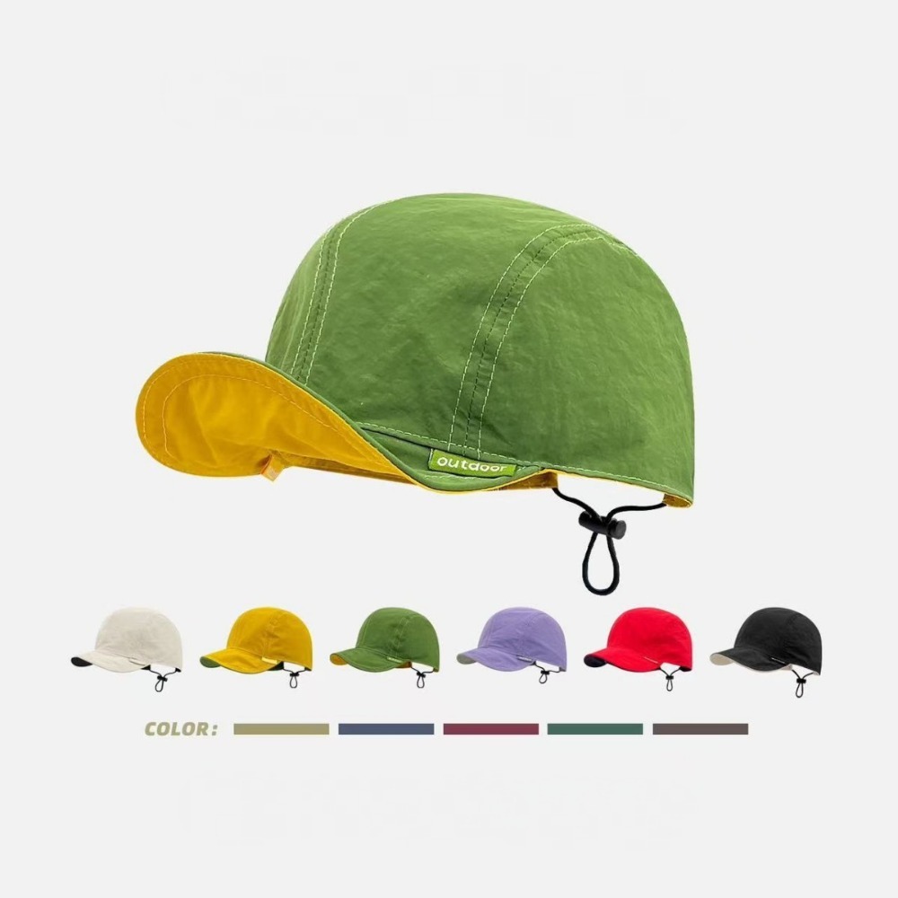 Outdoor Sport Hat Classic - Unisex-Mütze mit modischer Buchstaben-Stickerei und kurzer