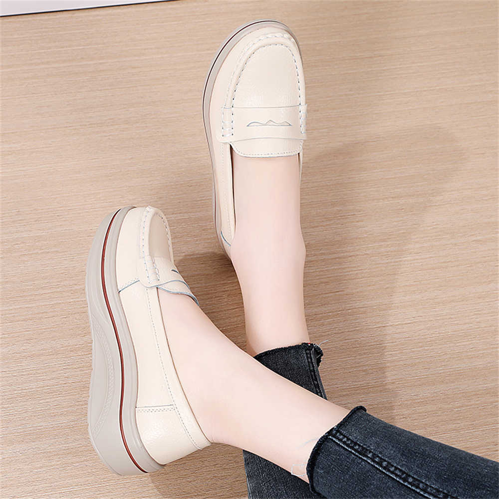 Outdoor Sport Brand Shoes - Schnürlose Frühlings-Herbst-Stiefel für Damen, Tennis, braune