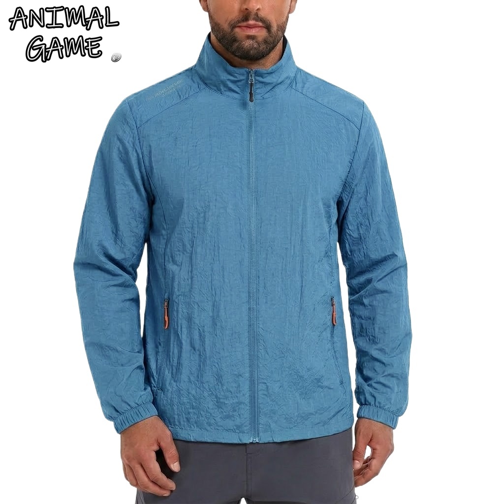 Outdoor Sport Coat - Herren UPF50+ Performance Sonnenschutzjacke Atmungsaktive Sport-Wasserdichte