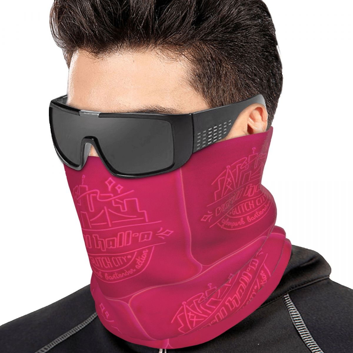 Outdoor Sports Hall - VA-11 Hall-A Logo Bandana Halswärmer Bedruckte