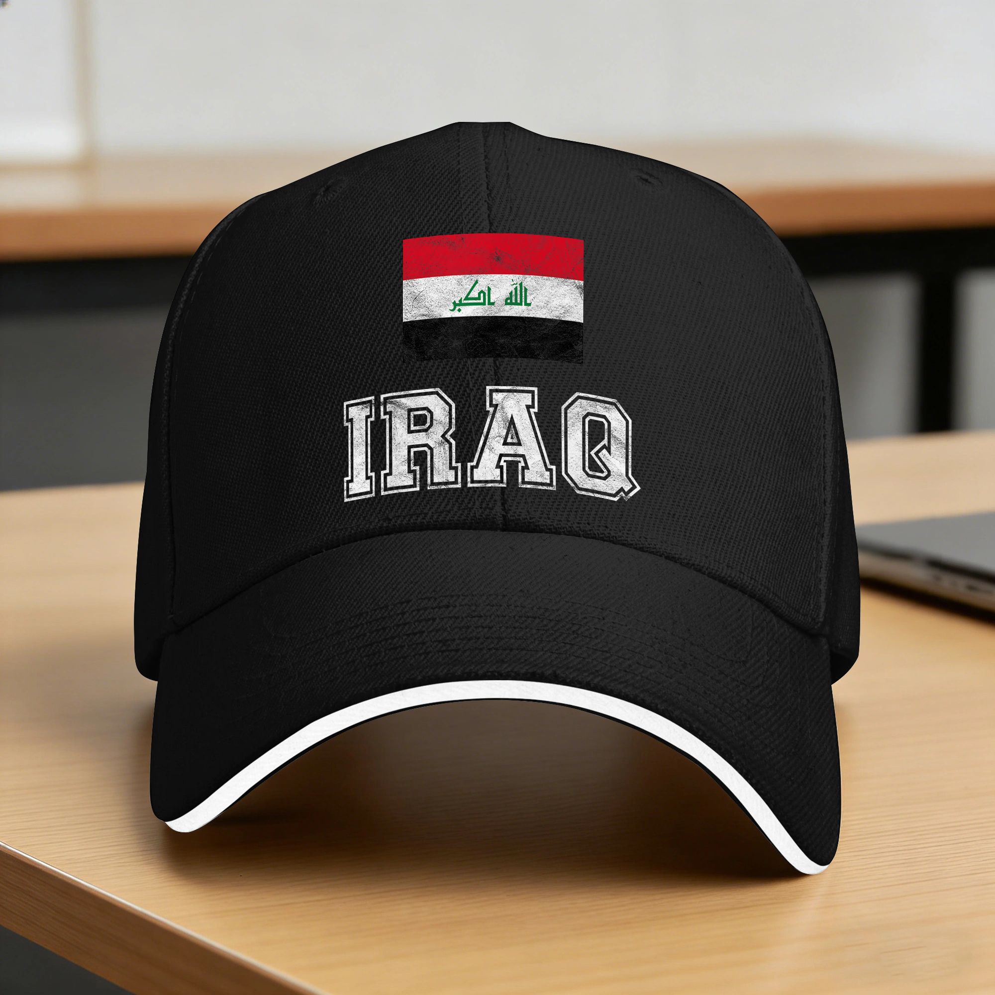 Outdoor Sport Hat Classic - Baseballkappe mit Irak-Flagge, klassische Unisex-Trucker-Mütze für