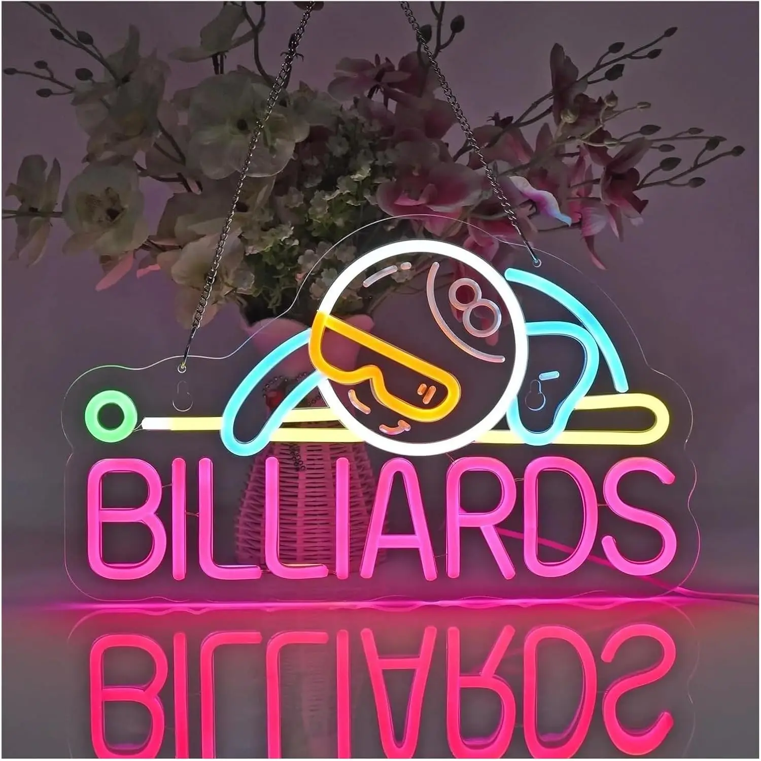 Billard 8-Ball LED-Neonschild  – Outdoor Sports Hall Bewertung und Preis